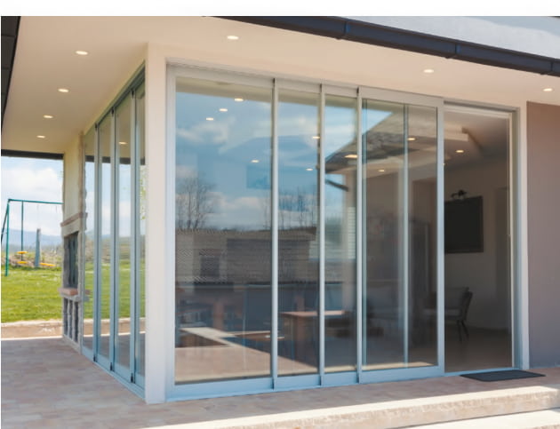 Холодное остекление из алюминия
